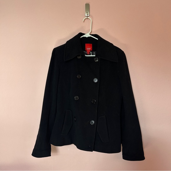 ESPRIT Trench Short Wool Coat - Picture 2 of 9